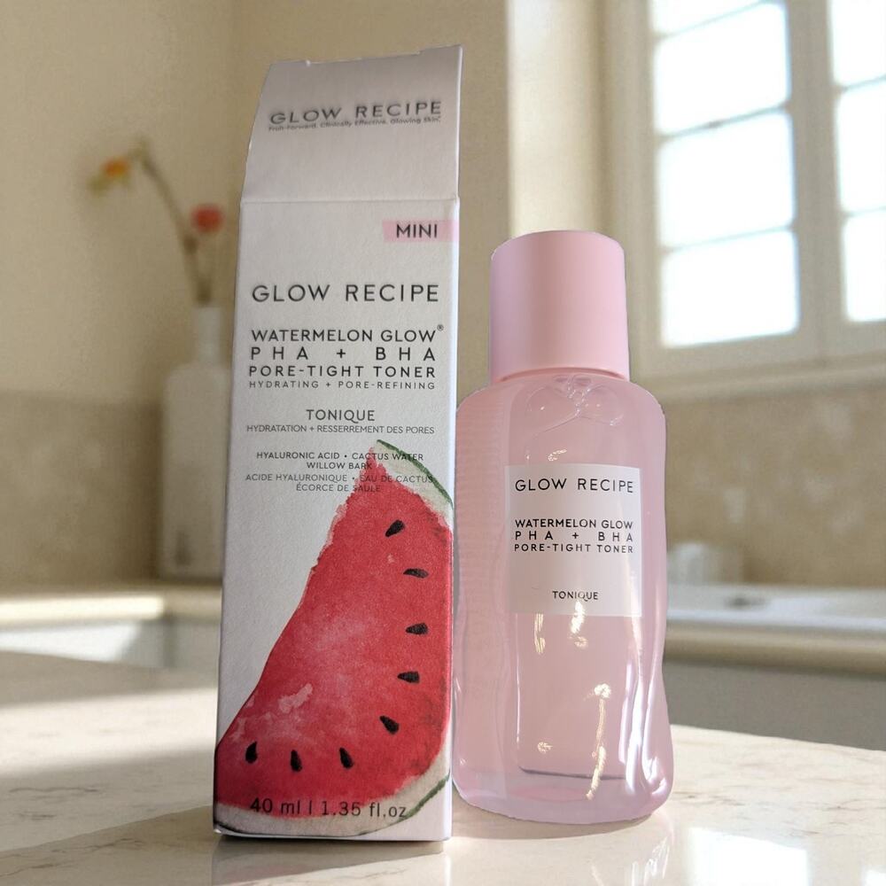 Glow Recipe Mini Watermelon Glow PHA + BHA Pore-Tight Toner 40ml / 1.35oz Hydrat